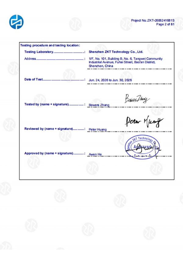 SDS certificate