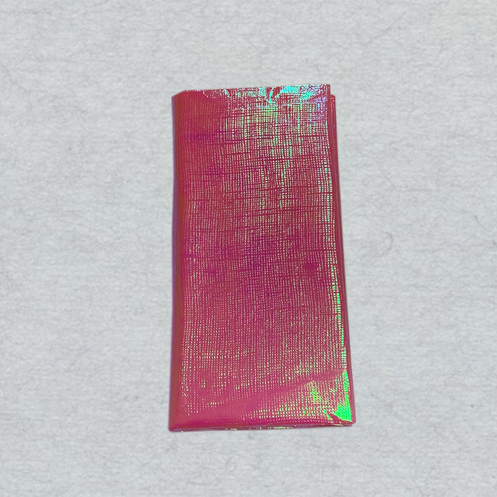 Pink Matte paper with rainbow film coating