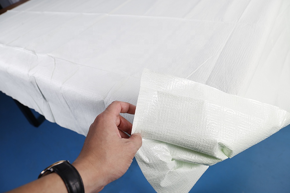 White tissue paper tablecloth without printed